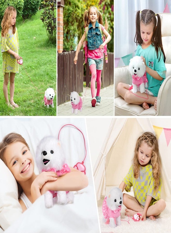 WorWoder Electronic Singing Walking and Barking Plush Dog Toy Interactive Puppy Dog with Remote Control Leash for Kids Toddler Gifts Birthday Girls Boys - Image 5